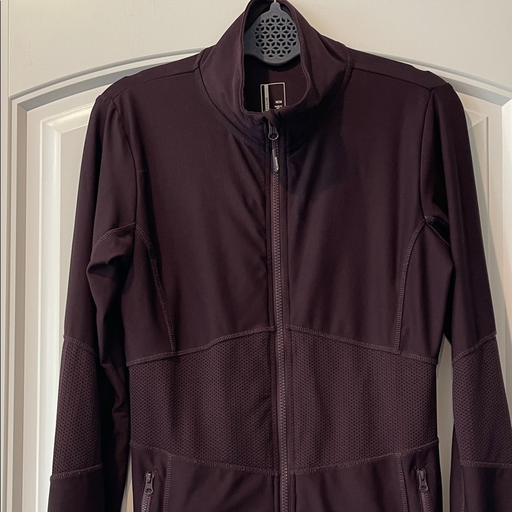 Mondetta‎ Women's Plum Zip Up Athletic Jacket Medium